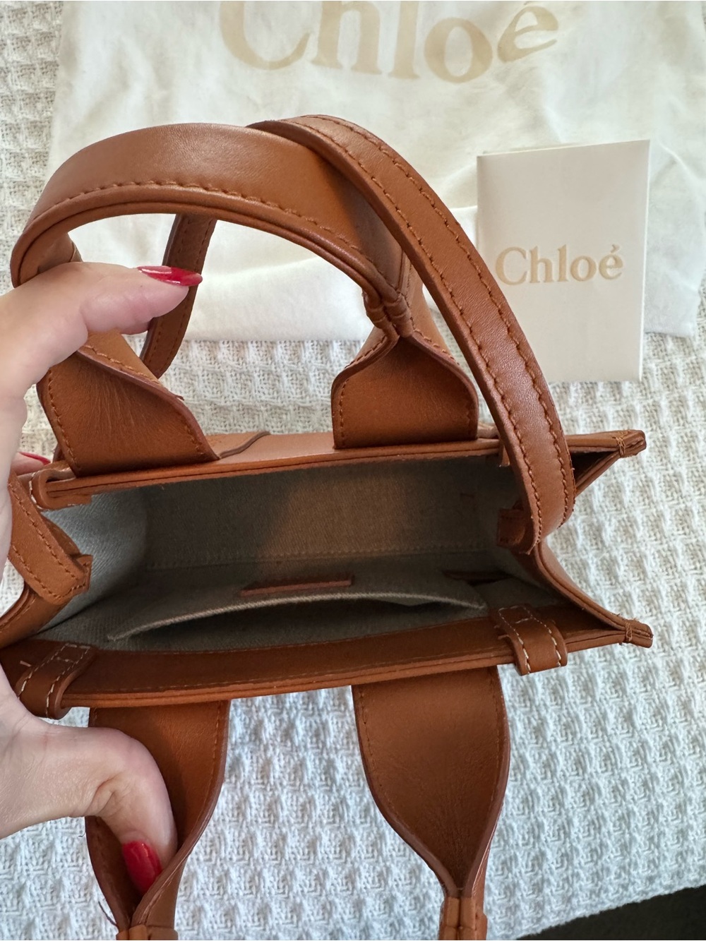 Chloe Mini Woody Bag - Picture 2 of 4